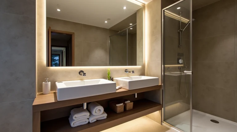 Les avantages des miroirs éclairants anti-buée dans une salle de bain moderne