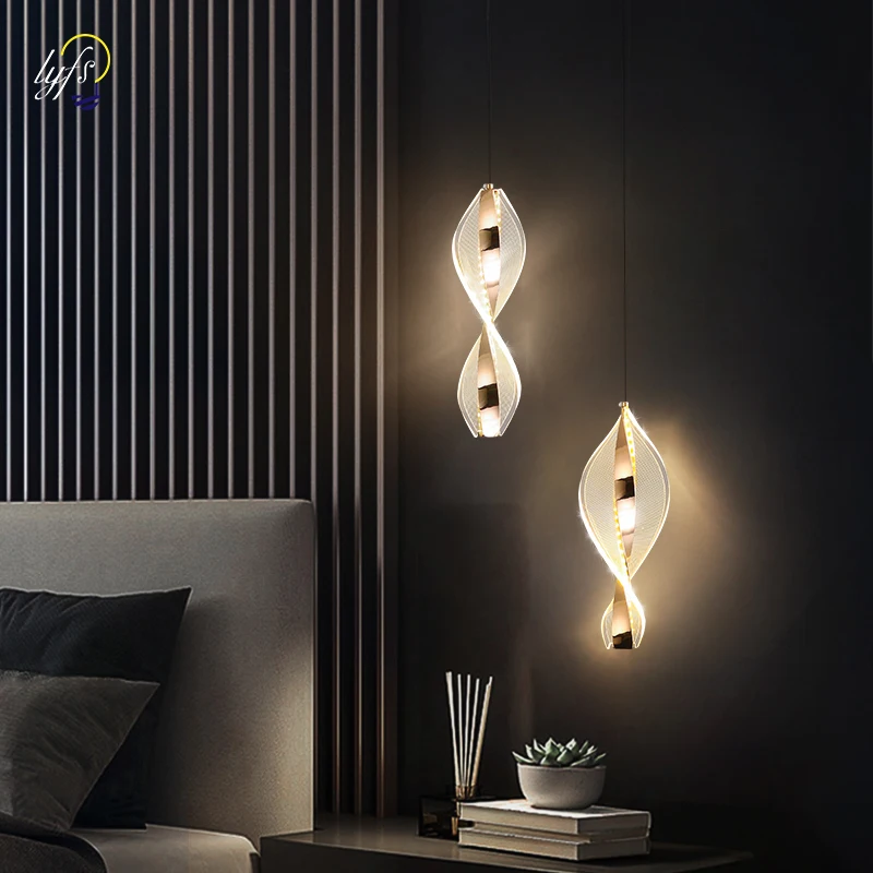 Lampe LED Suspendue en Clip au Design poumons Moderne et Minimaliste, Luminaire Décoratif d'Nik, Idéal pour une Table de Bar, un Restaurant ou une Chambre à Coucher, 73 Pièces