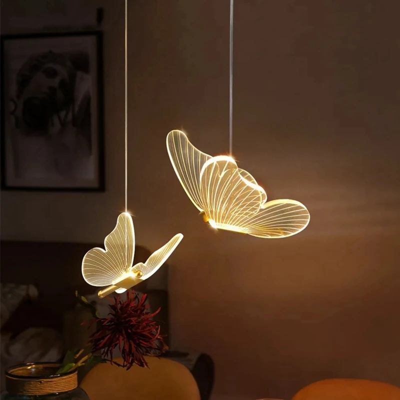 Lampe LED Suspendue en Clip au Design poumons Moderne et Minimaliste, Luminaire Décoratif d'Nik, Idéal pour une Table de Bar, un Restaurant ou une Chambre à Coucher, 73 Pièces